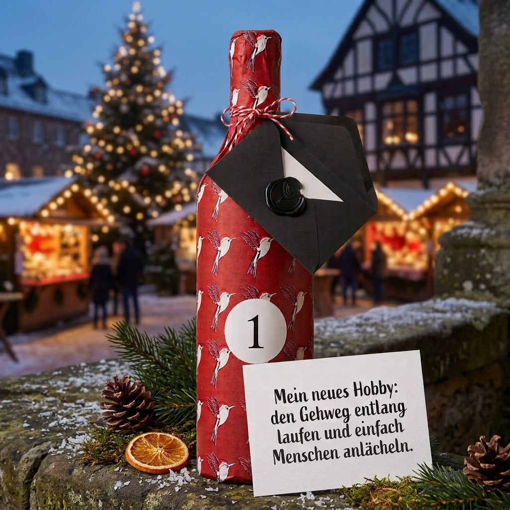 
                  
                    Wein-Adventskalender | Vorverkauf | 12 Flaschen Wein + 12 Lebensfreude-Karten | LUKAS SCHMIDT | Wein in 11. Generation
                  
                