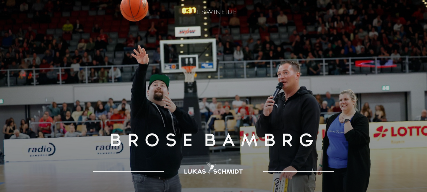 LUKAS SCHMIDT in der Brose Bamberg Arena