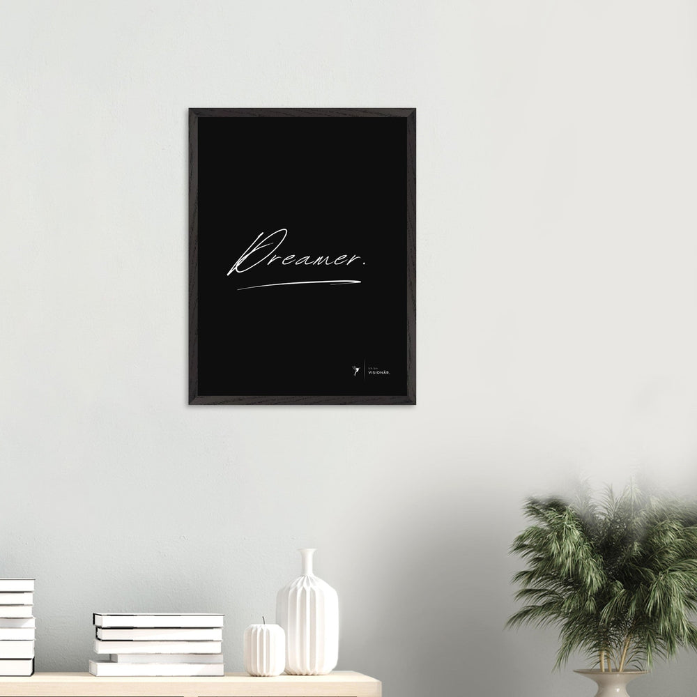 
                  
                    DREAMER Premium - Poster aus halbmattem Premium - Papier mit Holzrahmen 45x60 cm - Lukas Schmidt Wein
                  
                