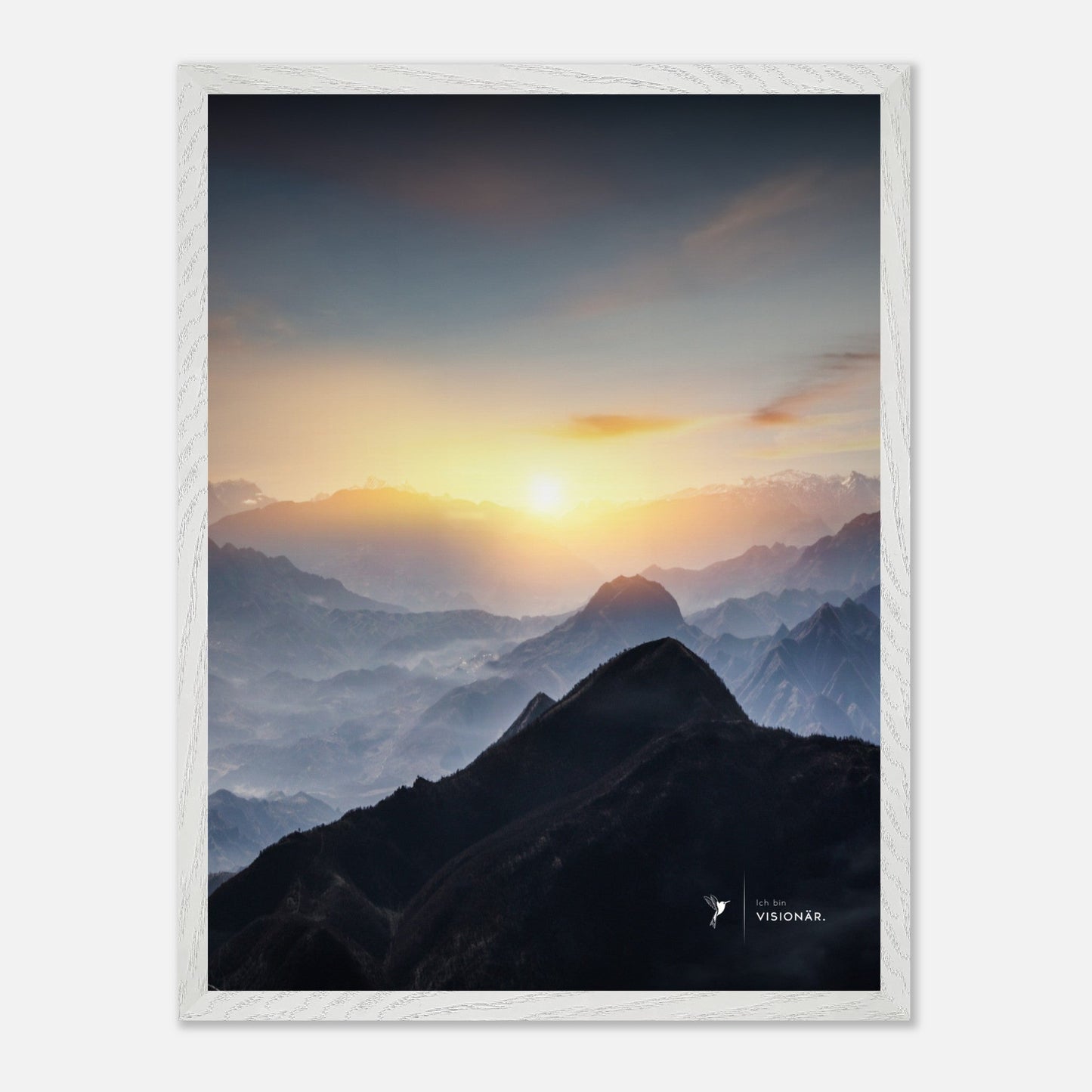 
                  
                    VISION PLACE GIPFELMÄDCHEN Premium - Poster aus halbmattem Premium - Papier mit Holzrahmen 45x60 cm - Lukas Schmidt Wein
                  
                
