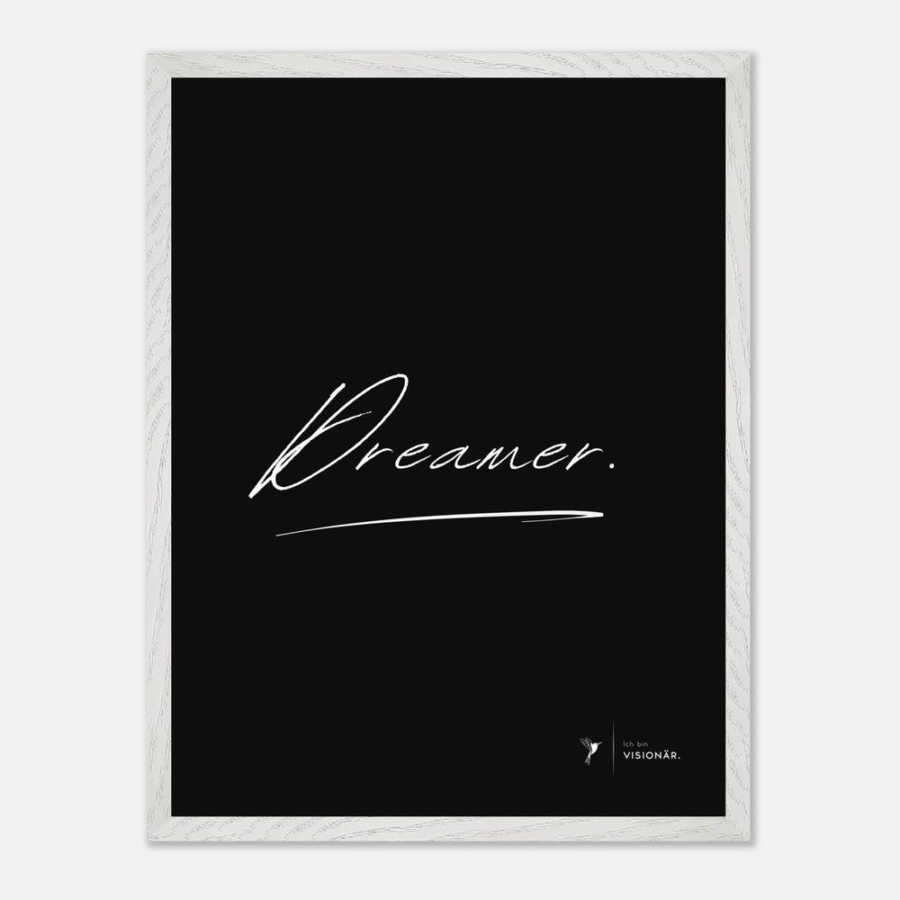 
                  
                    DREAMER Premium - Poster aus halbmattem Premium - Papier mit Holzrahmen 45x60 cm - Lukas Schmidt Wein
                  
                
