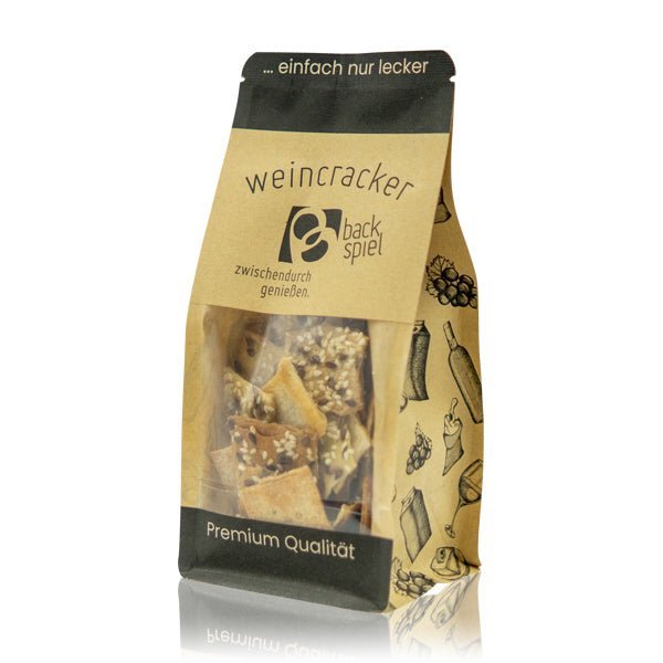 Weincracker - Leckeres Gebäck zum Wein - 100g pro Tüte - Lukas Schmidt Wein