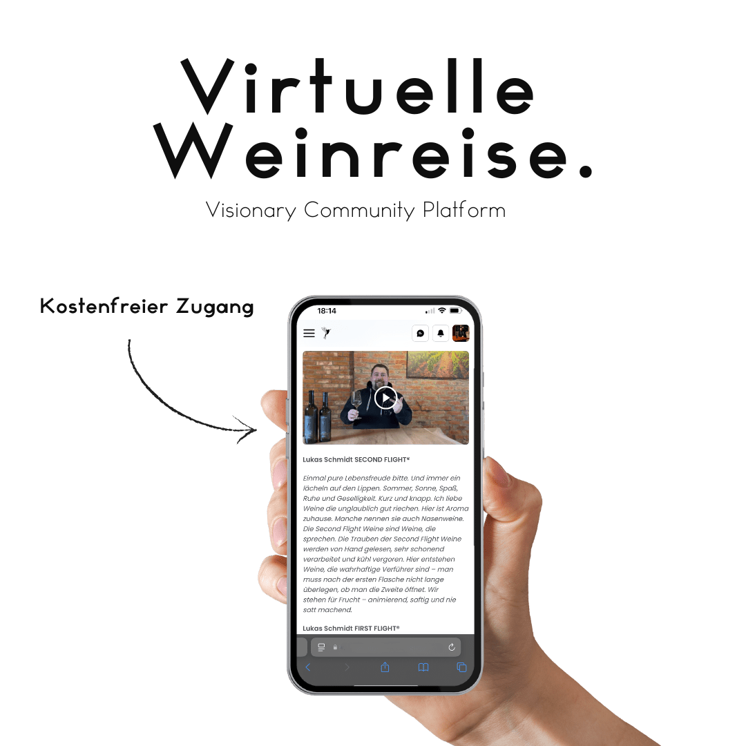
                  
                    LUKAS SCHMIDT - Vision Paket "DayDrinking" - Virtuelle Weinreise - Kostenfreier Zugang zur DREAMER Plattform - Versandkostenfrei - Set mit 6 Flaschen je 750ml - Lukas Schmidt Wein
                  
                