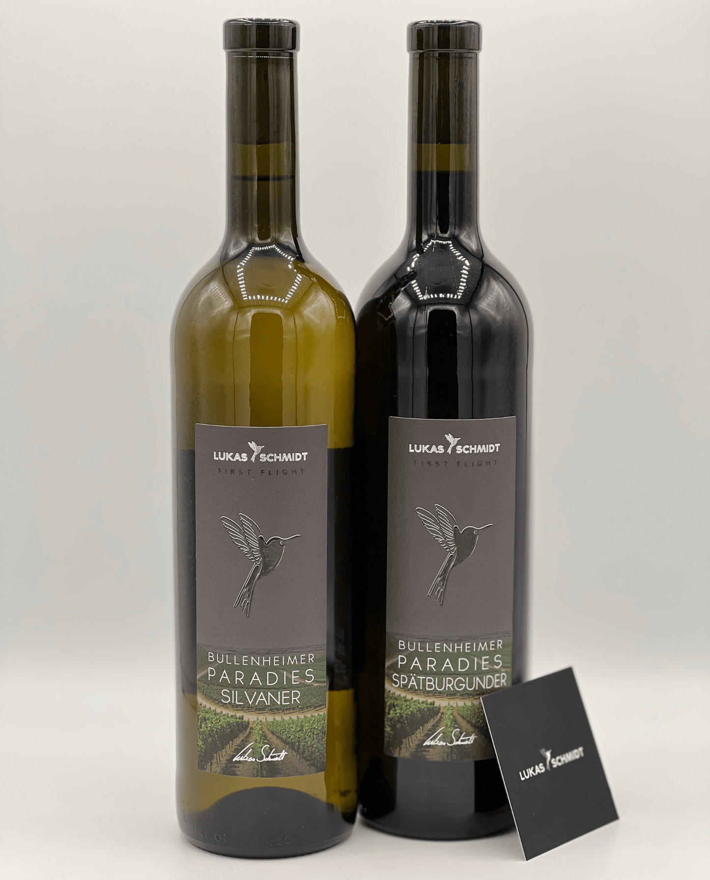 LUKAS SCHMIDT - Paket | "Exklusiv Paket." | 2x First Flight in der Geschenkbox - LUKAS SCHMIDT® Premium Weine