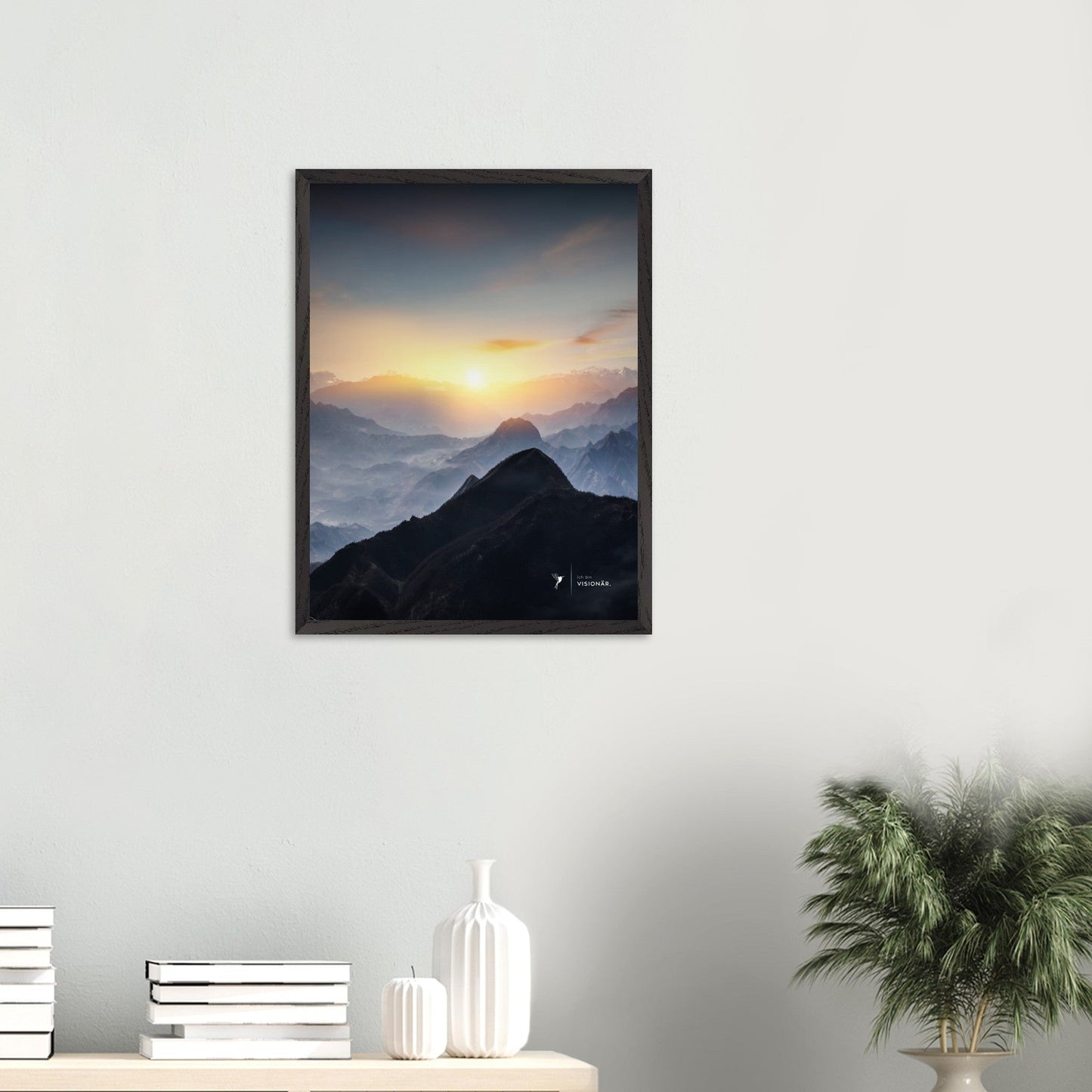 
                  
                    VISION PLACE GIPFELMÄDCHEN Premium - Poster aus halbmattem Premium - Papier mit Holzrahmen 45x60 cm - Lukas Schmidt Wein
                  
                