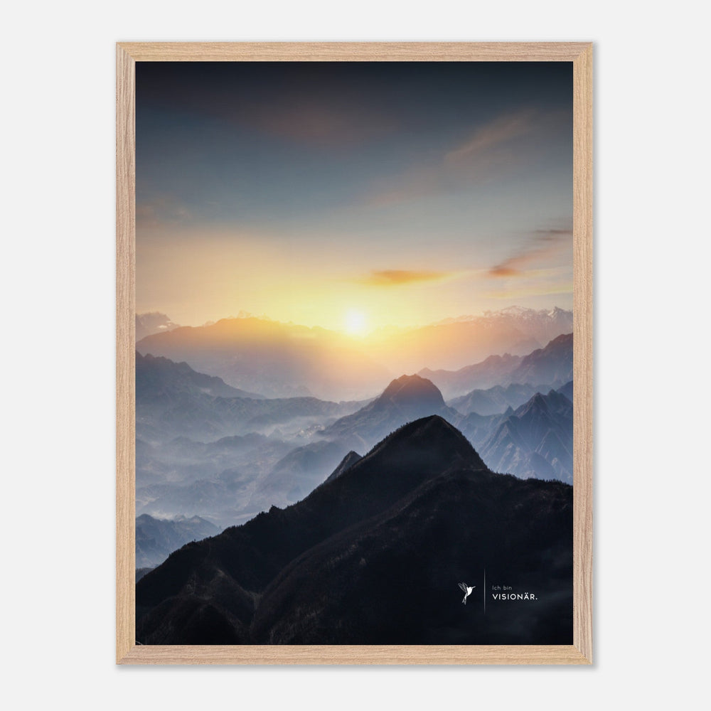 
                  
                    VISION PLACE GIPFELMÄDCHEN Premium - Poster aus halbmattem Premium - Papier mit Holzrahmen 45x60 cm - Lukas Schmidt Wein
                  
                