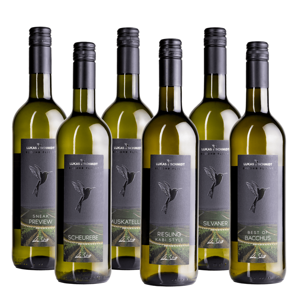 LUKAS SCHMIDT - 6er Probierpaket Second Flight Weine® - Lukas Schmidt Wein