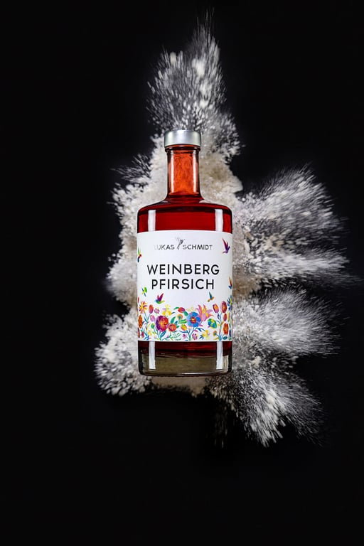 LUKAS SCHMIDT - Weinbergpfirsich - Süß & Fruchtig - Likör - 500ml Flasche - Lukas Schmidt Wein