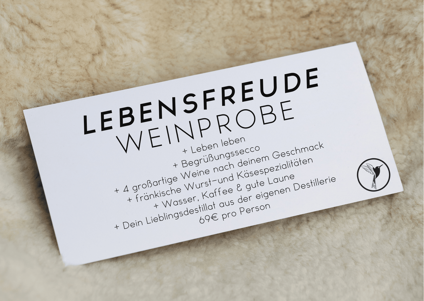 LUKAS SCHMIDT LEBENSFREUDE Weinprobe Gutschein - Lukas Schmidt Wein