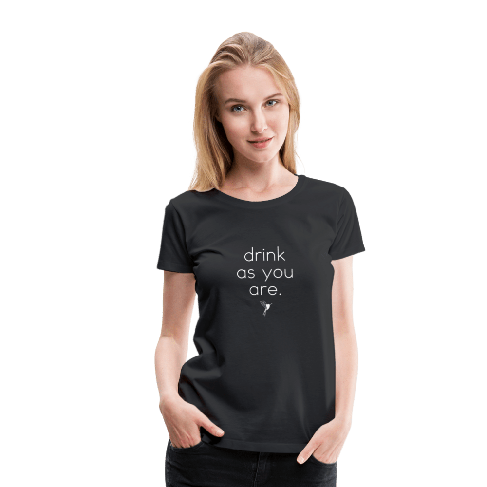 LUKAS SCHMIDT® DRINK AS YOU ARE Frauen Premium T-Shirt - Lukas Schmidt Wein